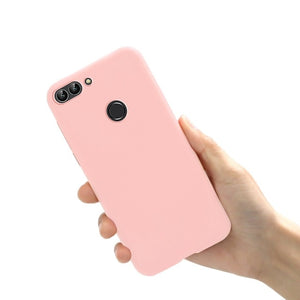 For Huawei P Smart 2018 Cases Silicone Soft TPU Back Cover For Funda Huawei P smart Case Cover Coque FIG-LX1 Psmart Phone Case