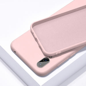 Soft Liquid Silicone Case For Samsung Galaxy A10 A20 A30 A40 A50 A70 A20E J4 J6 J8 A6 2018 Note8 9 10 S8 S9 S10 Plus S10e