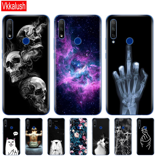 For Honor 9X Global Case Honor 9X Premium Case Silicon TPU Soft Back Cover Phone Case For Huawei Honor 9X Premium STK-LX1 Bumper